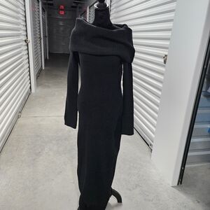 SKIMS Off-Shoulder Sweater Dress